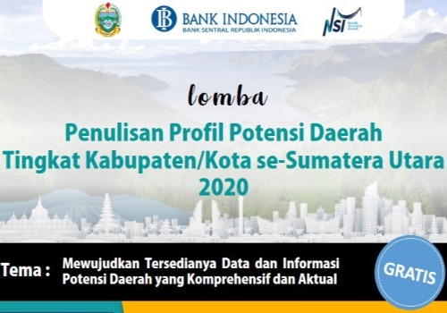 Lomba Penulisan Profil Potensi Daerah Tingkat Kabupaten/Kota se-Sumatera Utara 2020