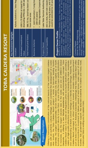 One Page Summary of Toba Caldera Resort